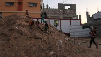 Reconstruction of destroyed facilities scarcely begins on Hamas-ruled Gaza Strip