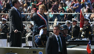 Chile marks Day of Glories of Army with military parade in Santiago