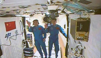 In pics: Shenzhou-11 astronauts enter Tiangong-2 space lab