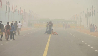 Heavy haze engulfs New Delhi, India