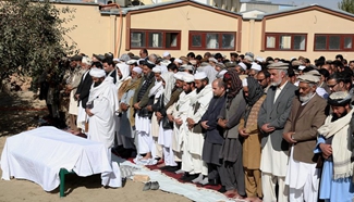 Funeral ceremony held for Afghan journalist killed in roadside bomb in Kabul