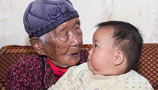 In pics: 102-year-old woman with her healthy, happy life, SW China