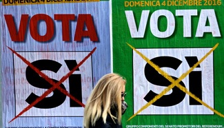 Feature: Italians mull options as crucial constitutional referendum looms