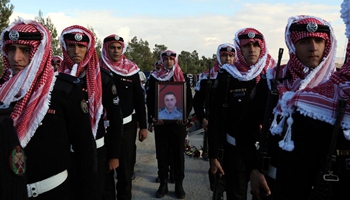 Funeral of Lieutenant Colonel Saed Mayateh held in Jordan