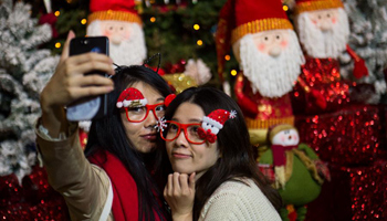 China's Macao embraces Christmas Eve