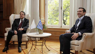 Greek PM, Cypriot president agree on joint actions on Cyprus issue