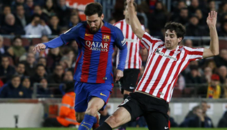 FC Barcelona beats Athletic de Bilbao 3-1 at Spanish King's Cup