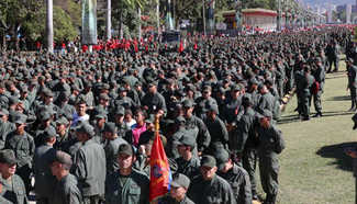 Venezuela holds "anti-imperialist" defense drill