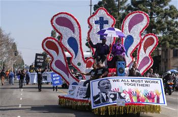 People take part in 32nd annual Kingdom Day Parade in Los Angeles