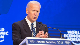 U.S. Vice President Joe Biden attends World Economic Forum