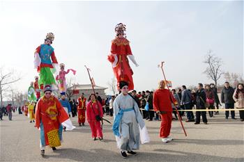 Spring Festival celebrated in NW China's Shaanxi Province