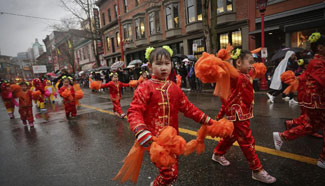 Chinese Lunar New Year parade in Vancouver