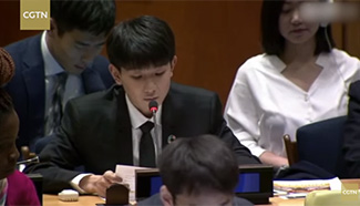 Chinese teen star Wang Yuan's UN speech a hit
