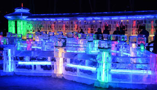 Ice lantern festival kicks off in Harbin