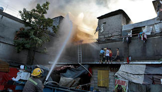 Fire leaves 700 families homeless in Quezon City of Philippines