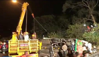Tour bus crashes in Taiwan, at least 32 people killed