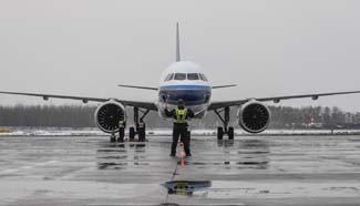 New A320-neo aircraft of China Southern Airlines arrives in Shenyang