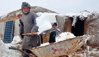Snowfall, freezing weather claim 14 lives in N. Afghan province