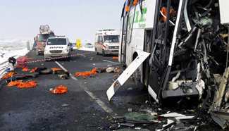 8 killed, 28 injured in bus collision in eastern Turkey