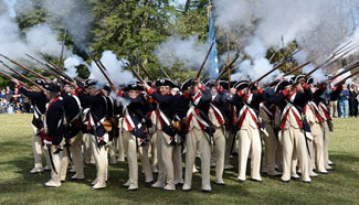Presidents' Day commemorated at Mount Vernon, U.S.