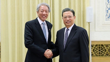 Head of CPC Organization Department meets Singapore Deputy PM in Beijng