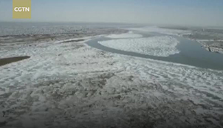 Yellow River enters crucial drifting-ice flood control period