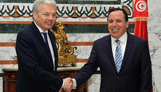 Tunisian FM meets with Belgian counterpart in Tunis
