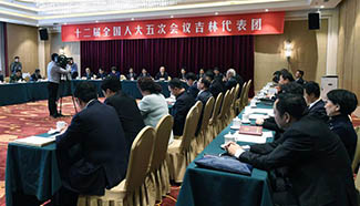Plenary meeting of 12th NPC deputies from Jilin opens to media
