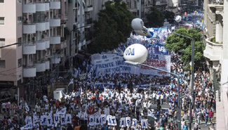 Teachers hold 48-hour nationwide strike in Argentina