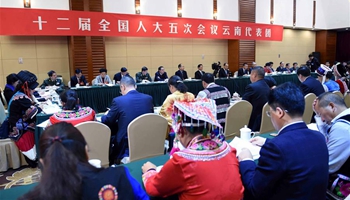 Plenary meeting of 12th NPC deputies from Yunnan opens to media