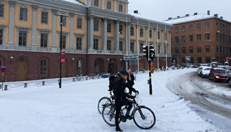 Sweden in snow
