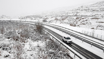 Snowfall hits NW China's Gansu