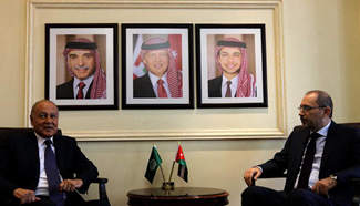Jordan FM meets with Arab League Secretary General