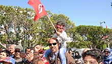 Independence Day celebrated in Tunis, Tunisia