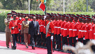 Somali president starts visit to Kenya