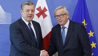 Prime Minister of Georgia visits EU headquarters in Brussels