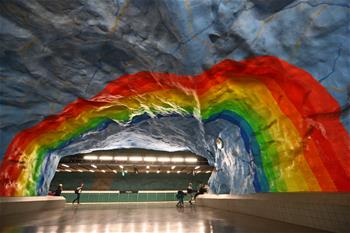 斯德哥爾摩：地下的藝術長廊