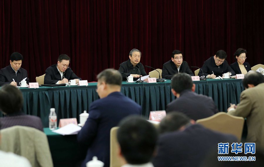 2月28日，國家新材料産業發展專家咨詢委員會成立大會在北京召開。中共中央政治局委員、國務院副總理、國家新材料産業發展領導小組組長馬凱出席會議並講話。新華社記者劉衛兵攝 