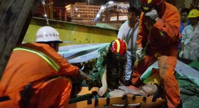 深圳地鐵坍塌事故造成1人死亡 被困工人全部救出