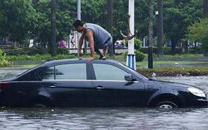 颱風“山神”襲廣西 沿海城市交通癱瘓