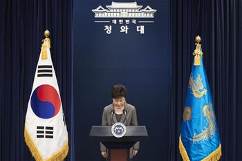 韓國憲法法院通過總統彈劾案