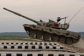 中國“坦克兩項”代表隊在俄首賽告捷