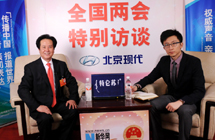 全國政協委員陳經緯做客新華網、中國政府網設在大會堂的訪談間