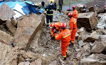 湖北房縣突發山體滑坡5人被埋　其中2人死亡