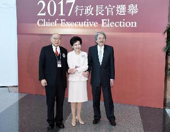 香港特區第五任行政長官選舉投票開始