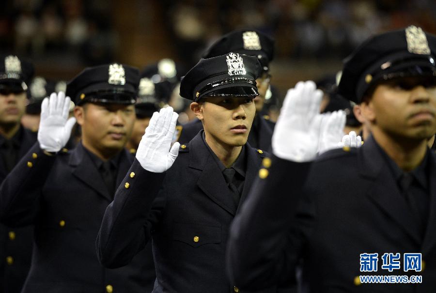 （國際）（1）紐約新警員舉行畢業典禮