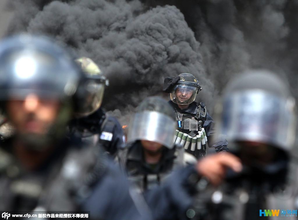 巴勒斯坦示威者就土地問題與以色列軍方發生衝突  