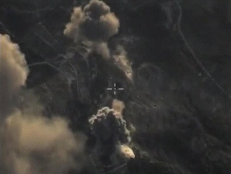 俄羅斯空襲敘利亞IS組織現場曝光