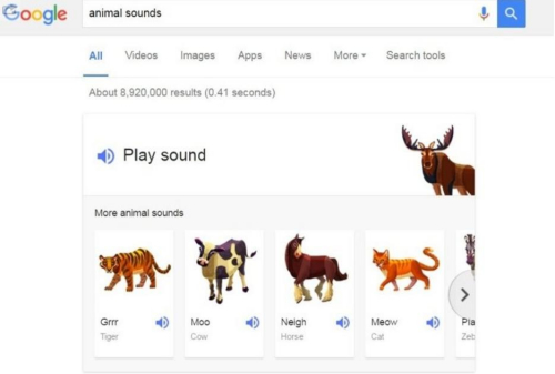 享受動物之聲：谷歌新功能聽麋鹿火雞怎麼叫？