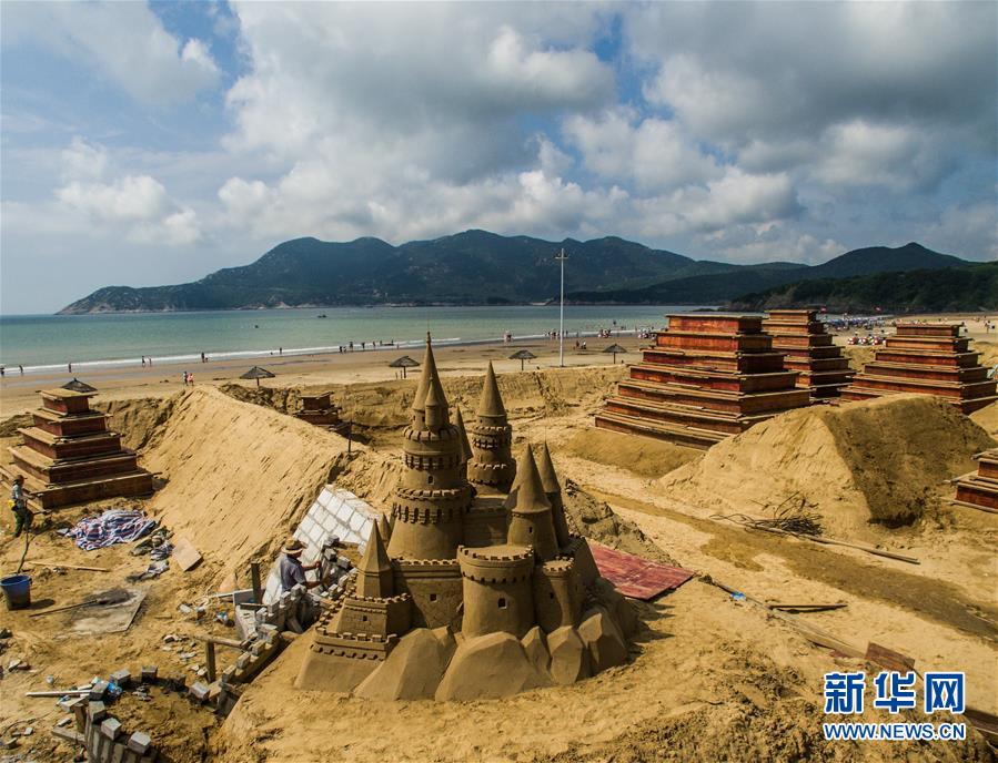（社會）（3）“沙繪G20”舟山國際沙雕展正式開雕